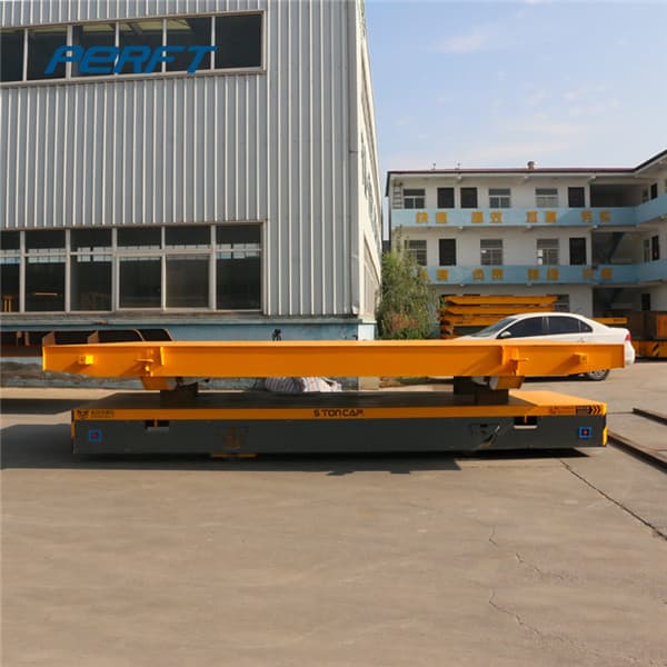 Heavy Duty Electric Flat Cart For Aluminum Product Transport